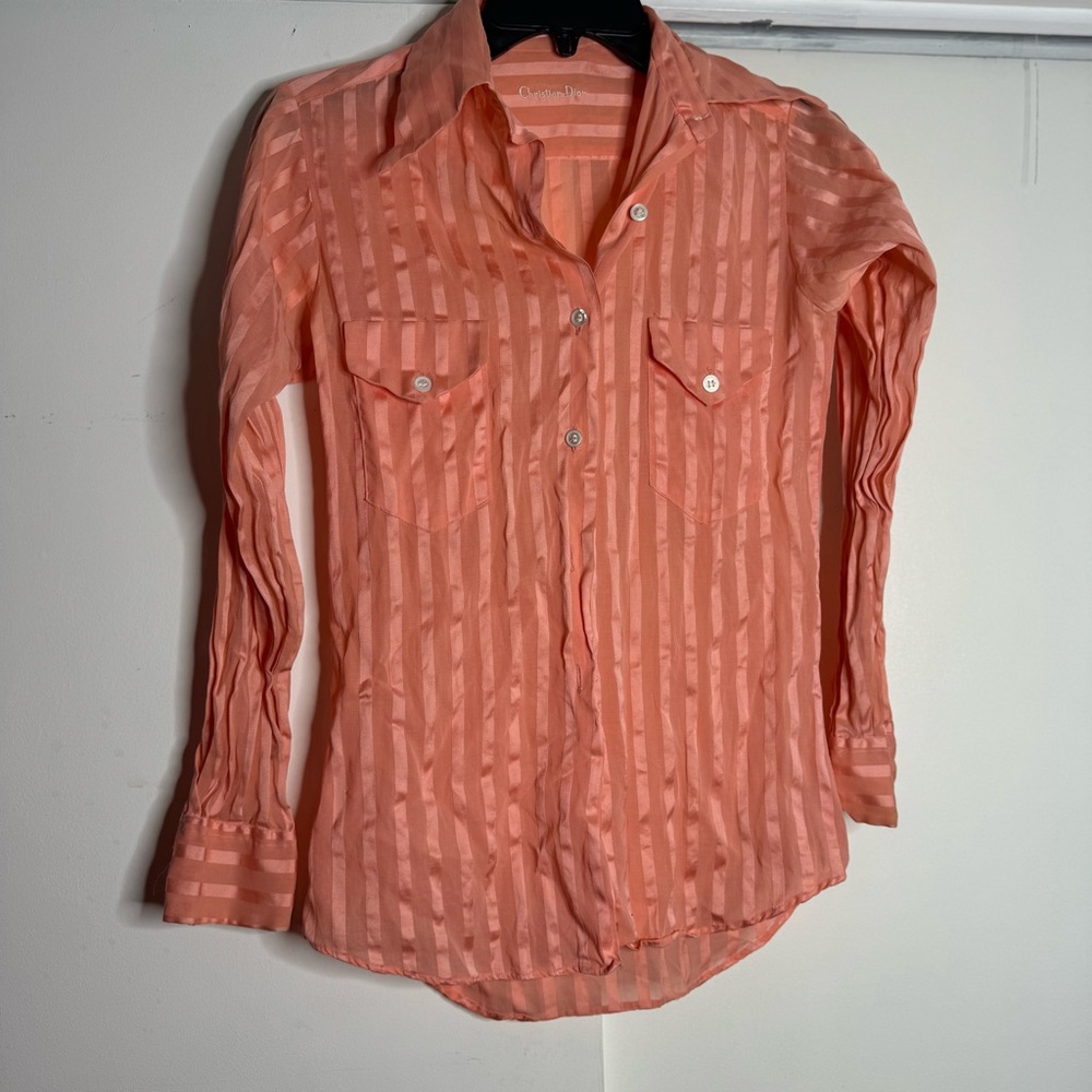 Beautiful, beautiful, authentic Christian Dior top